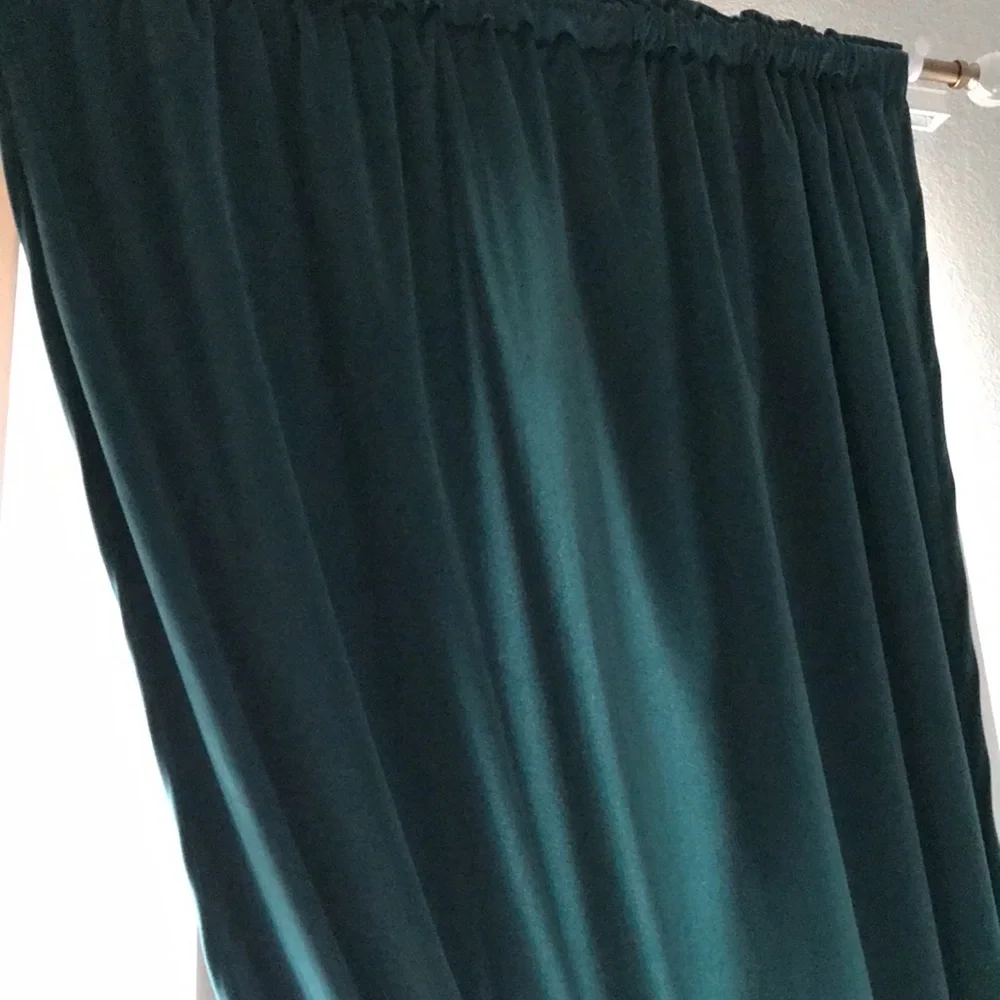 Teal Blockout Curtains Teal/Green Set Of 2 Panels CAN NOT BE BUNDLED FINAL SALE